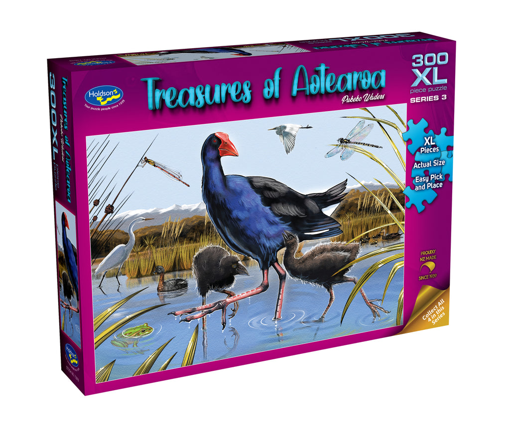 Treasures of Aotearoa: Pukeko Wanderers (300pc Jigsaw)