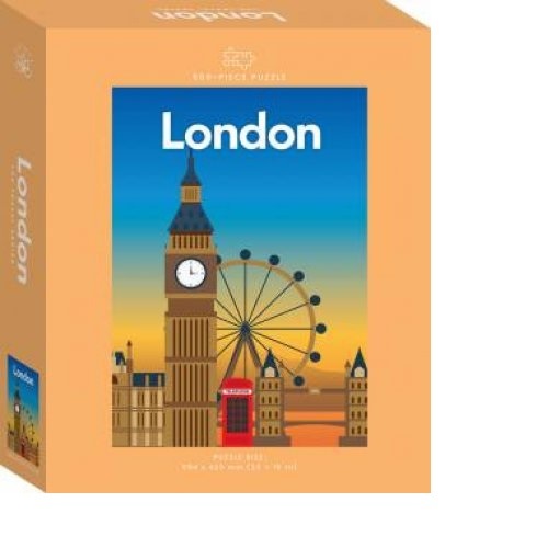 Travel Poster: London (500pc Jigsaw)