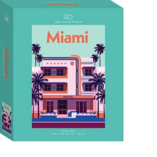 Travel Poster: Miami (500pc Jigsaw)