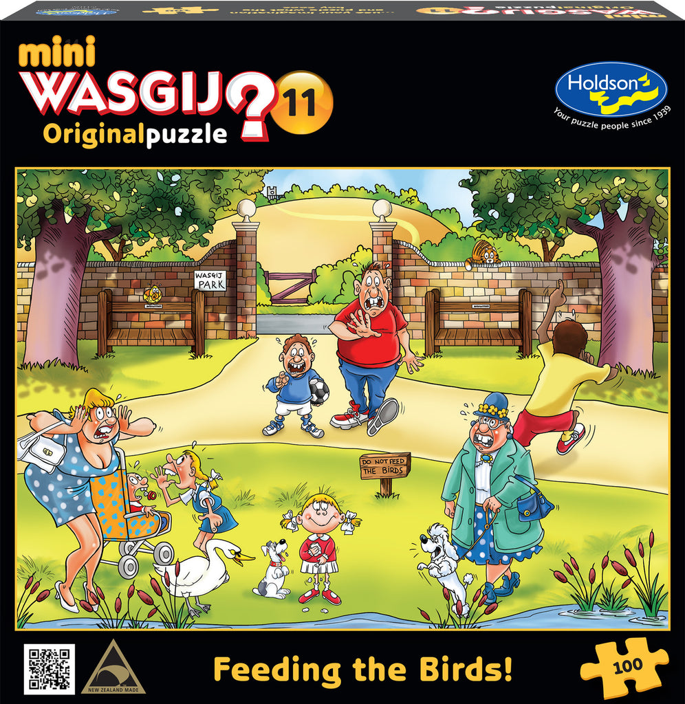 Mini Wasgij? Original #11: Feeding the Birds! (100pc Jigsaw)