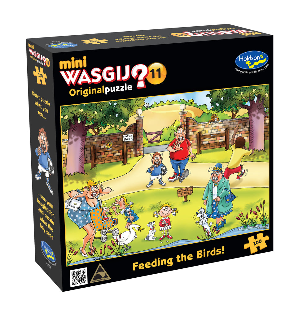Mini Wasgij? Original #11: Feeding the Birds! (100pc Jigsaw)