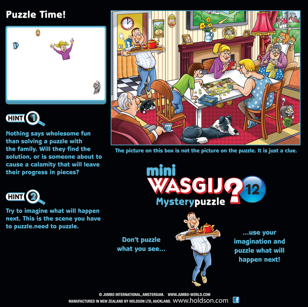 Mini Wasgij? Mystery #12: Puzzle Time! (100pc Jigsaw)