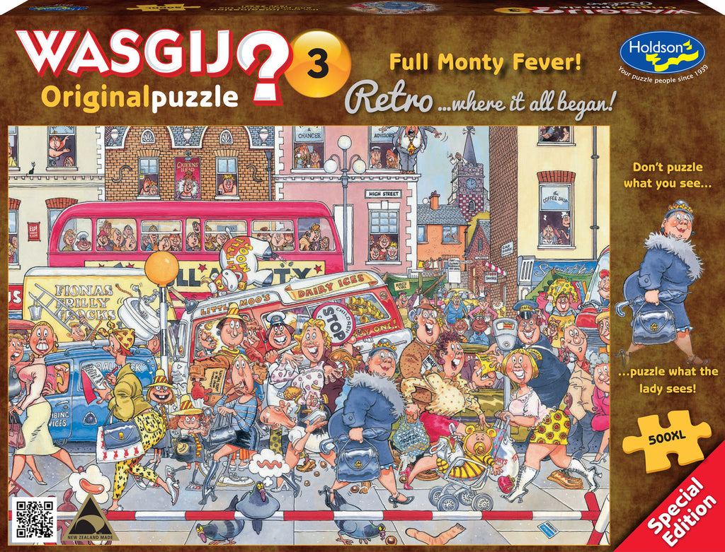 Retro Wasgij? Original #3: Full Monty Fever! (500pc Jigsaw)