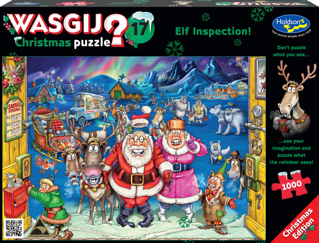 Wasgij? Christmas #17: Elf Inspection! (1000pc Jigsaw)