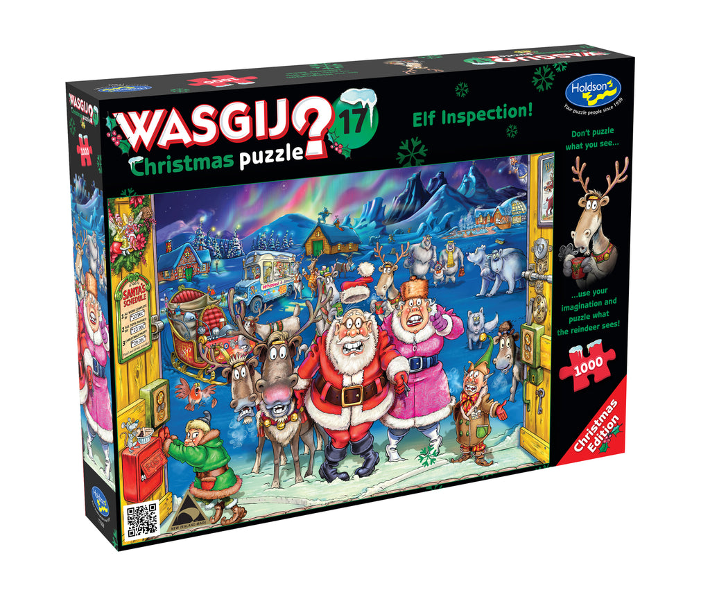 Wasgij? Christmas #17: Elf Inspection! (1000pc Jigsaw)