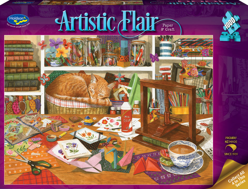 Artistic Flair: Paper & Craft (1000pc Jigsaw)