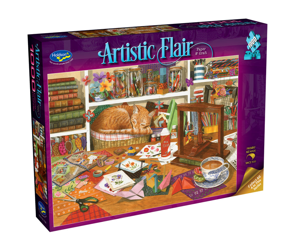 Artistic Flair: Paper & Craft (1000pc Jigsaw)