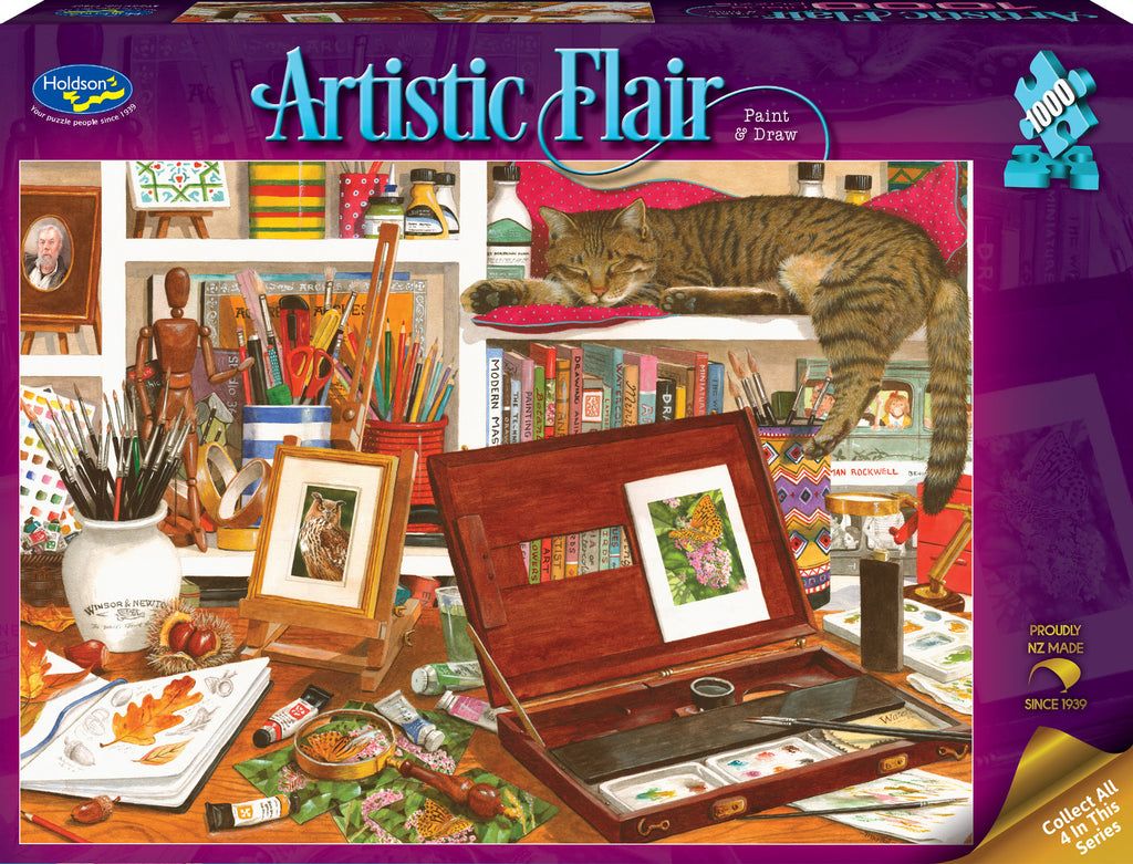 Artistic Flair: Paint & Draw (1000pc Jigsaw)