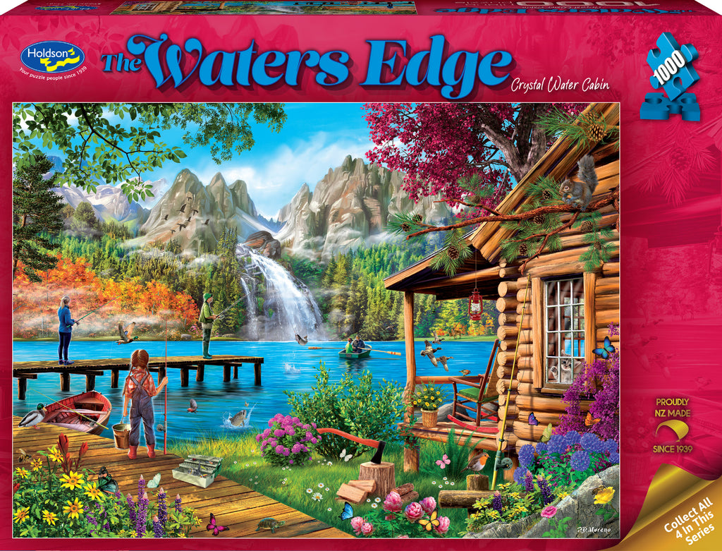 The Water's Edge: Crystal Water Cabin (1000pc Jigsaw)