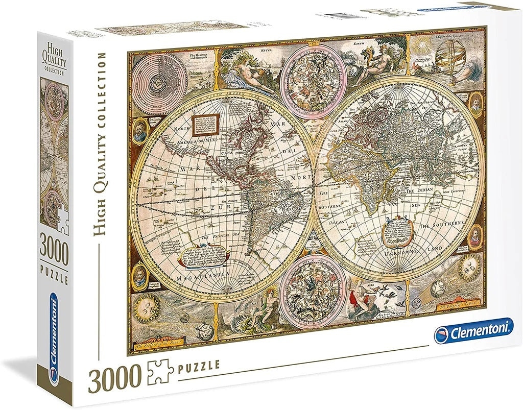 Clementoni: Old Map (3000pc Jigsaw)