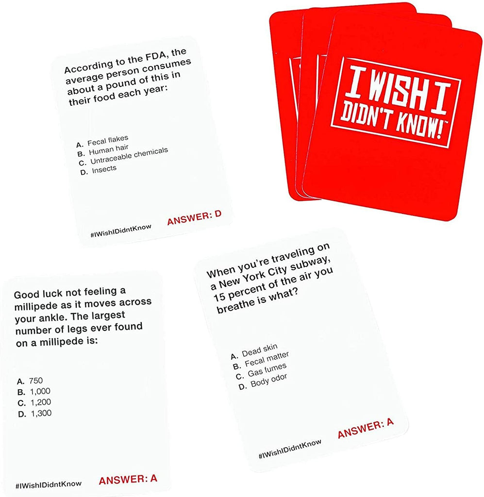 I Wish I Didn't Know! (Card Game)