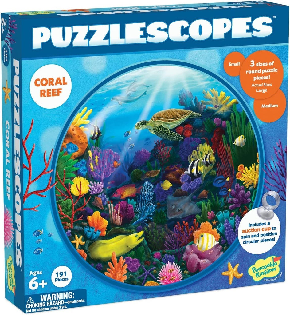 Peaceable Kingdom: PuzzleScopes - Coral Reef (191pc Jigsaw)