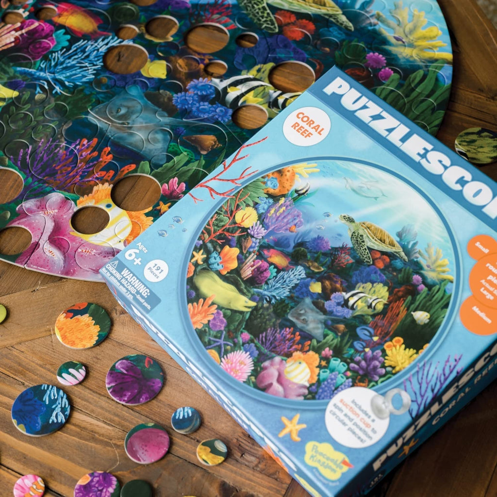 Peaceable Kingdom: PuzzleScopes - Coral Reef (191pc Jigsaw)