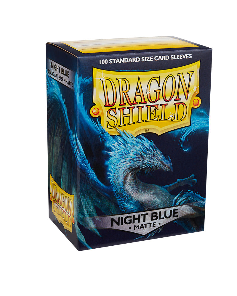 Dragon Shield: Matte Night Blue Sleeves