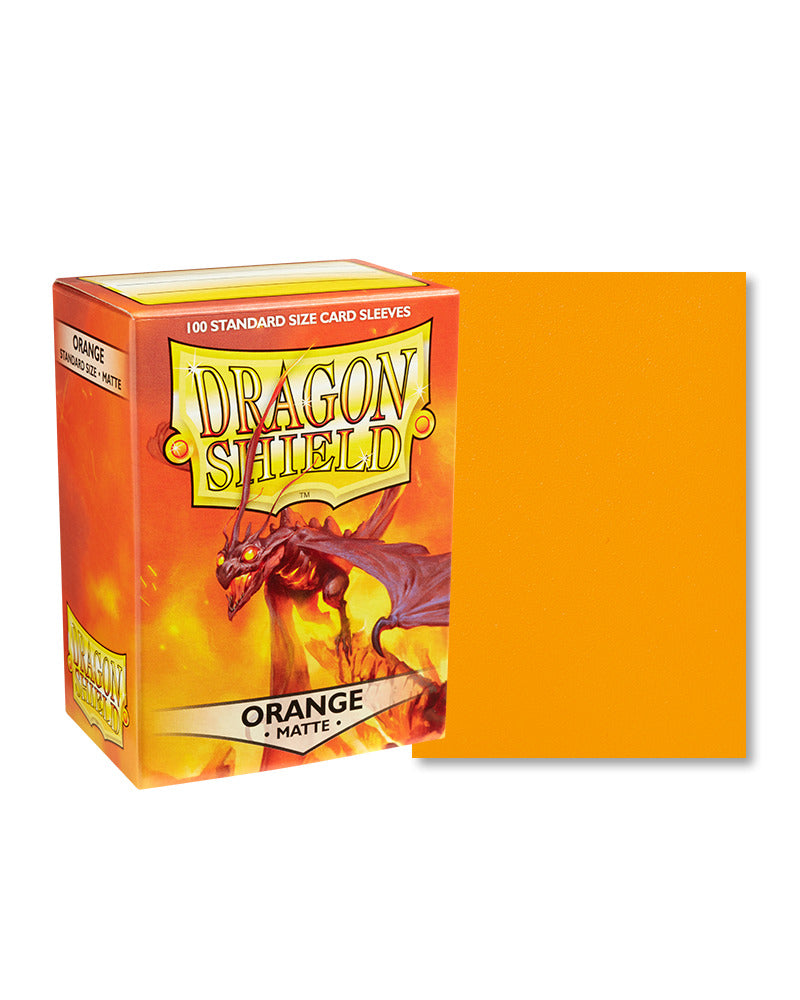 Dragon Shield: Matte Orange Sleeves