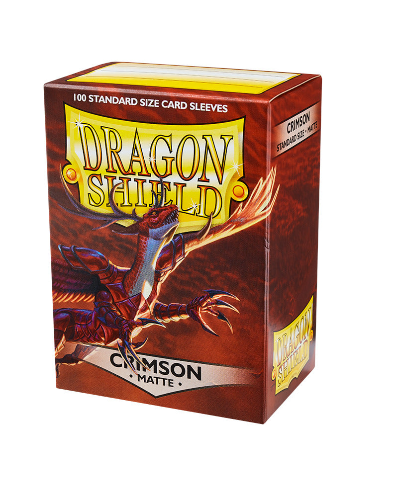 Dragon Shield: Matte Crimson Sleeves