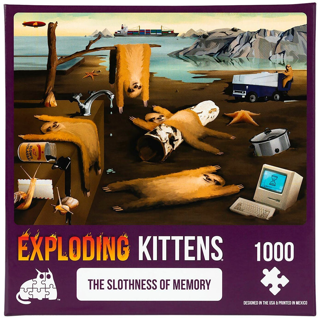 Exploding Kittens: Slothness of Memory (1000pc Jigsaw)