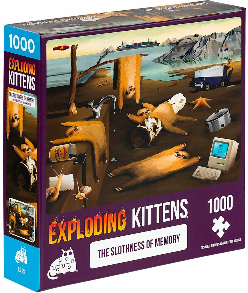 Exploding Kittens: Slothness of Memory (1000pc Jigsaw)