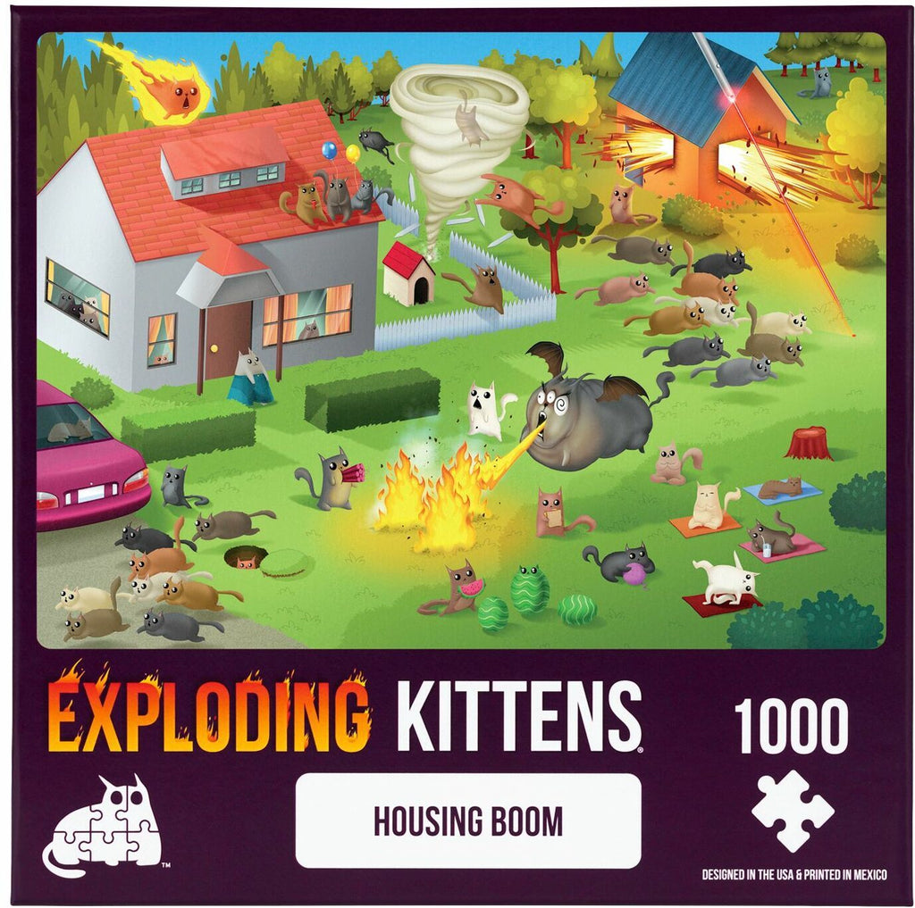 Exploding Kittens: Housing Boom (1000pc Jigsaw)