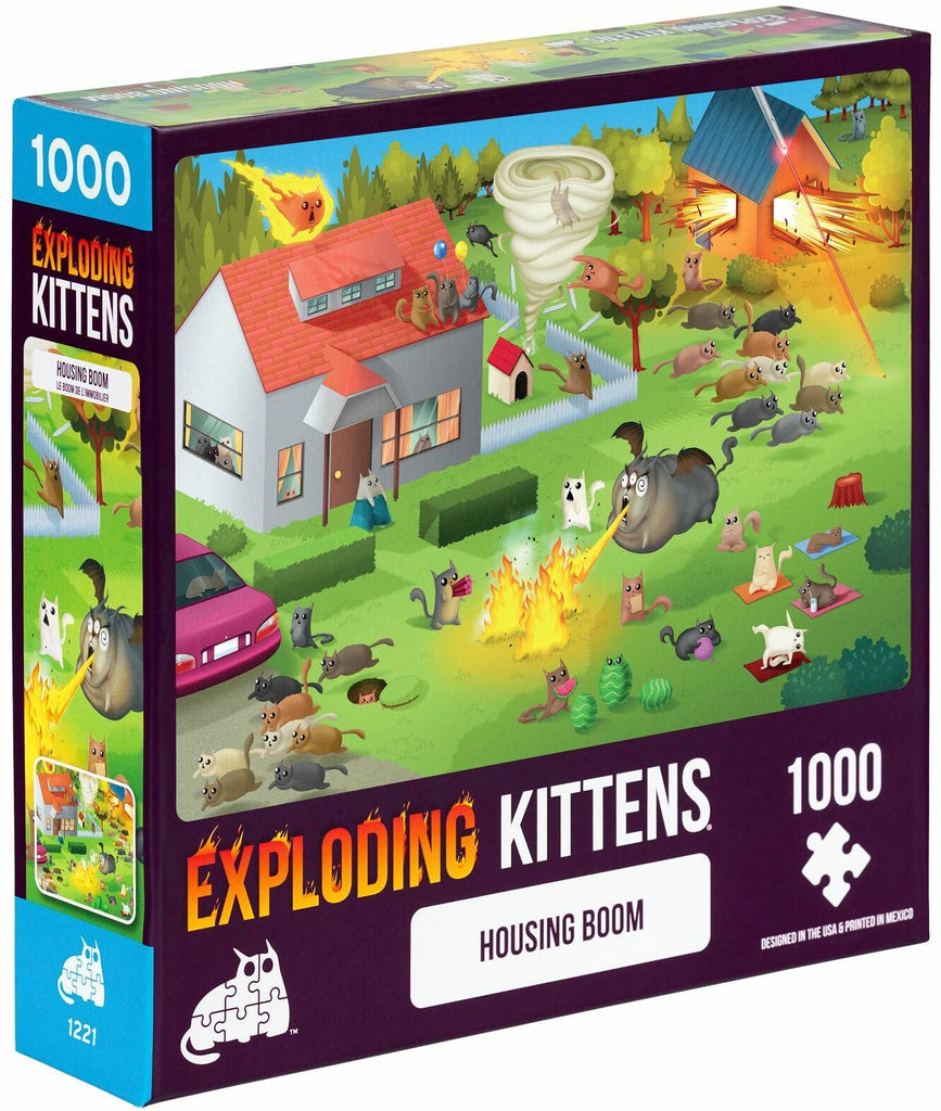 Exploding Kittens: Housing Boom (1000pc Jigsaw)