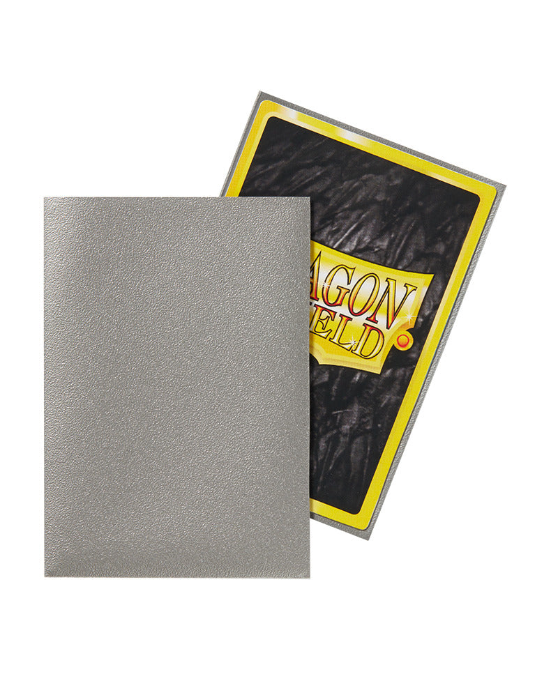 Dragon Shield: Matte Silver Sleeves - Japanese Size