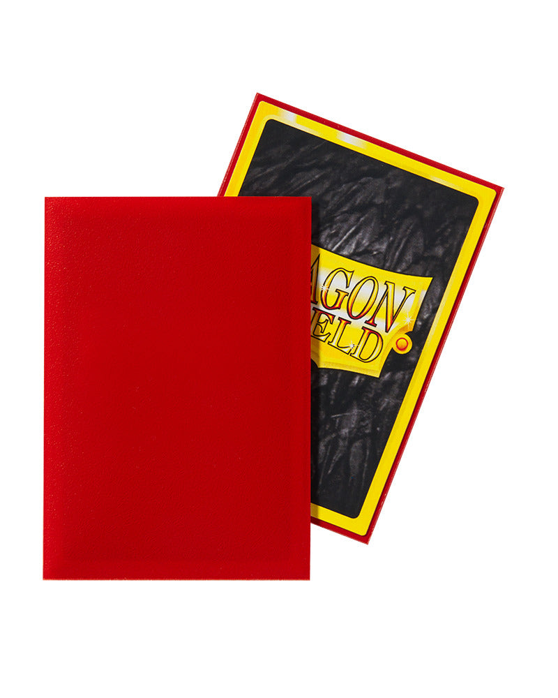 Dragon Shield: Matte Crimson Sleeves - Japanese Size