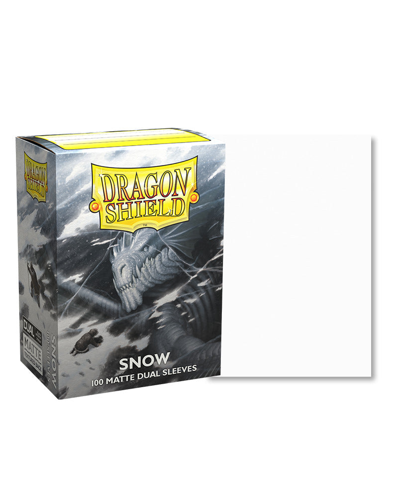 Dragon Shield: Dual Matte Snow Sleeves