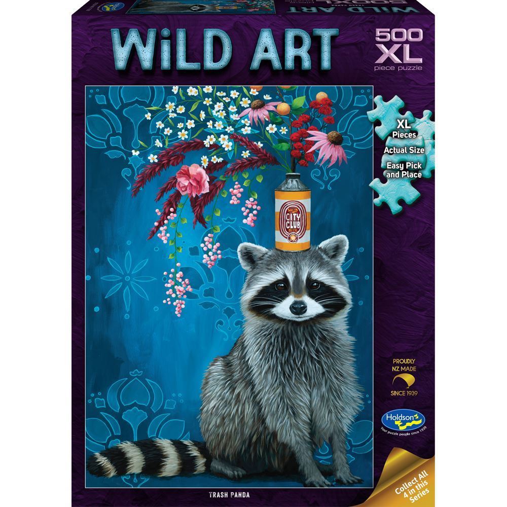 Wild Art: Trash Panda (500pc Jigsaw)