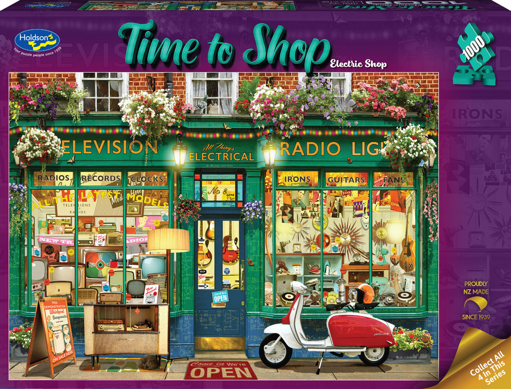 Time to Shop: Electric Shop (1000pc Jigsaw)