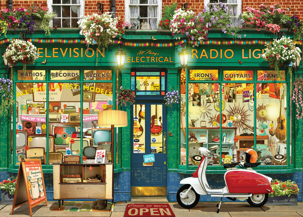 Time to Shop: Electric Shop (1000pc Jigsaw)