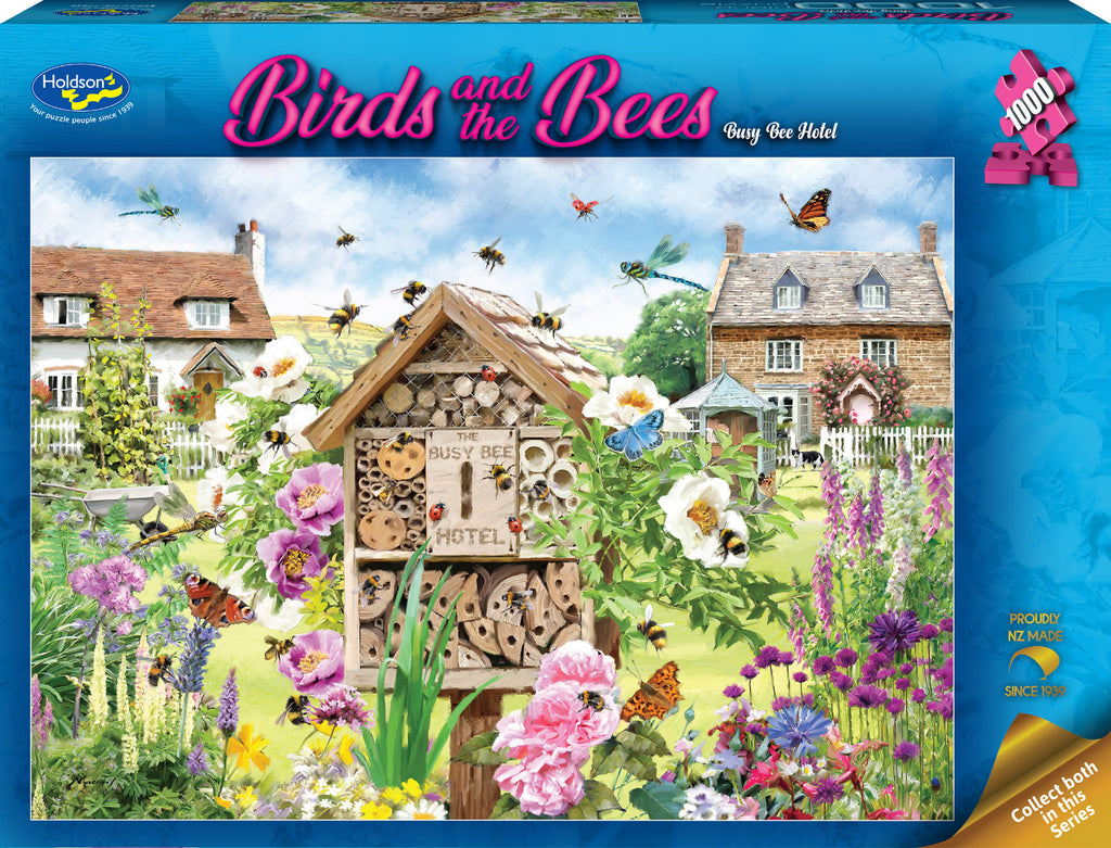 Birds and the Bees: Busy Bee Hotel (1000pc Jigsaw)