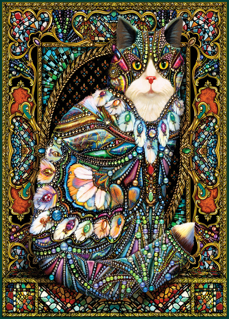 Cat Fanciers: Jewelled Cat (1000pc Jigsaw)