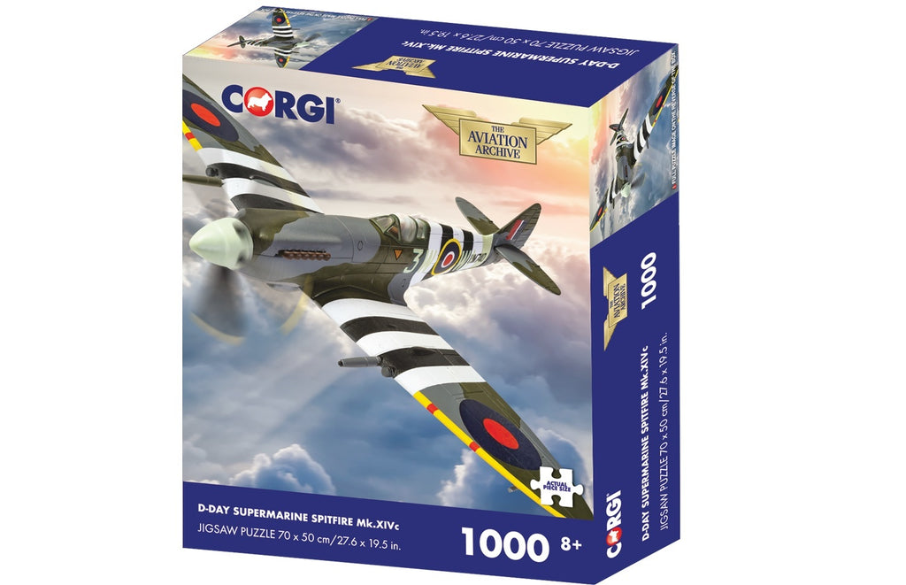 Corgi Collection: D-Day Supermarine Spitfire Mk.XIVc (1000pc Jigsaw)