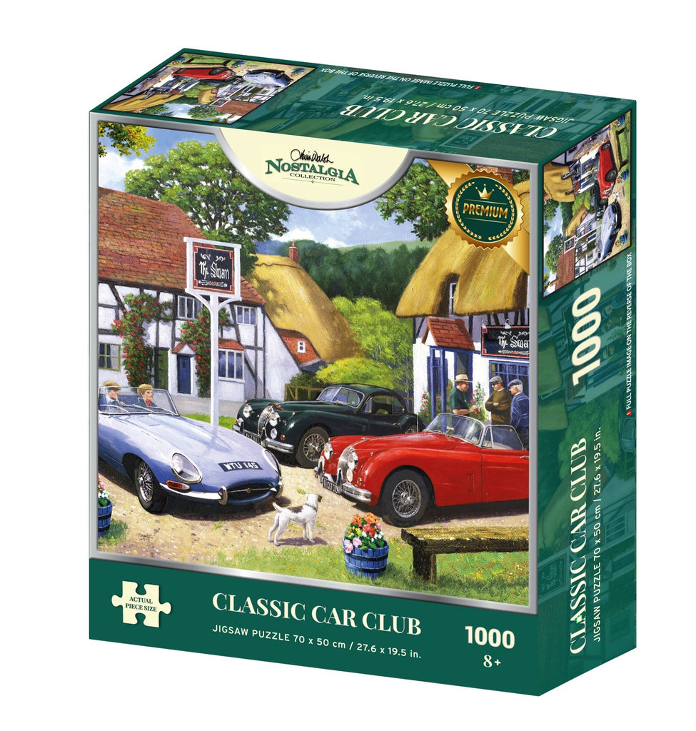 Nostalgia: Classic Car Club (1000pc Jigsaw)