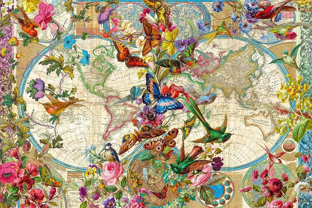 Ravensburger: Flora & Fauna World Map (3000pc Jigsaw)