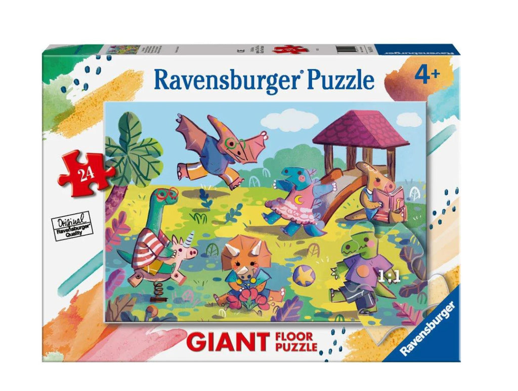 Ravensburger: Giant Floor Puzzle - Dinosaurs at Playground (24pc Jigsaw)