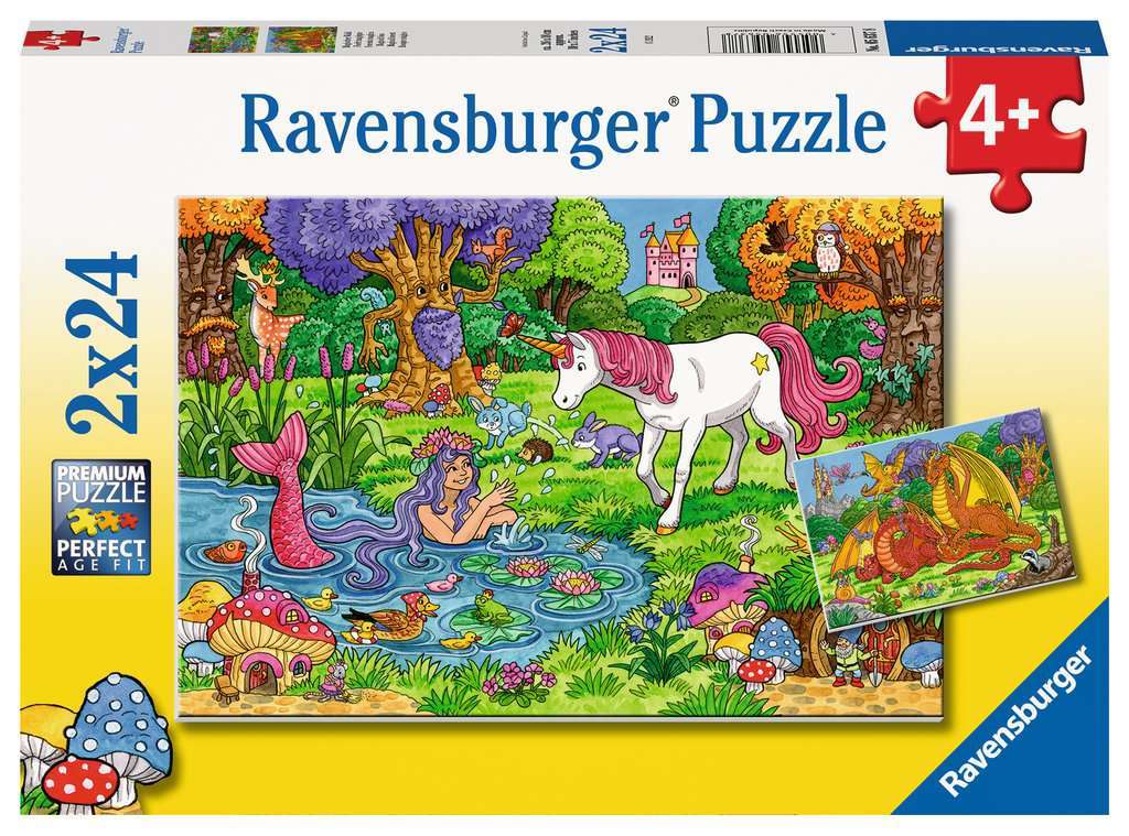 Ravensburger: Magical Forest (2x24pc Jigsaws)