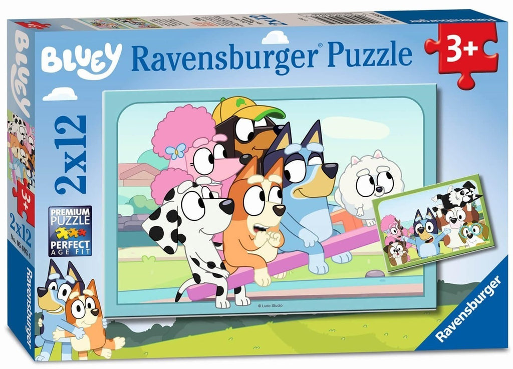 Ravensburger: Fun with Bluey (2x12pc Jigsaws)