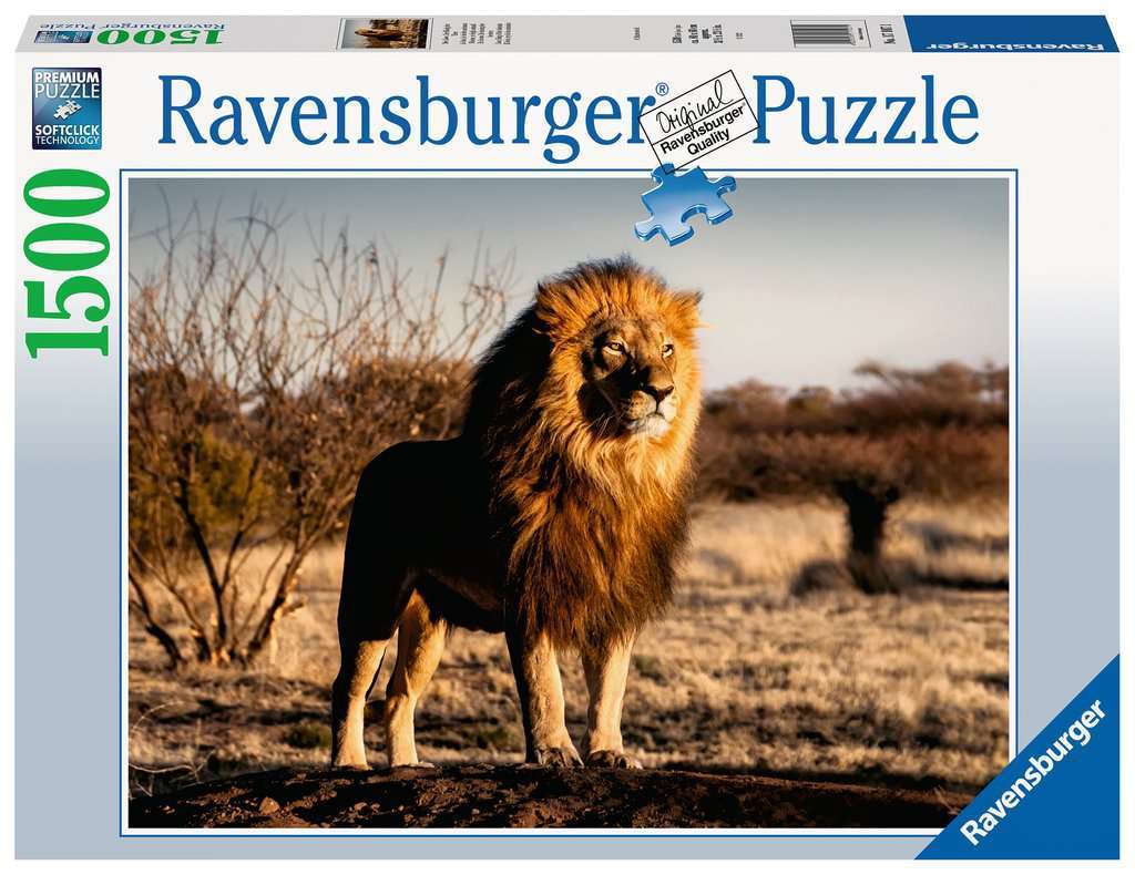 Ravensburger: Lion, King of the Animals (1500pc Jigsaw)