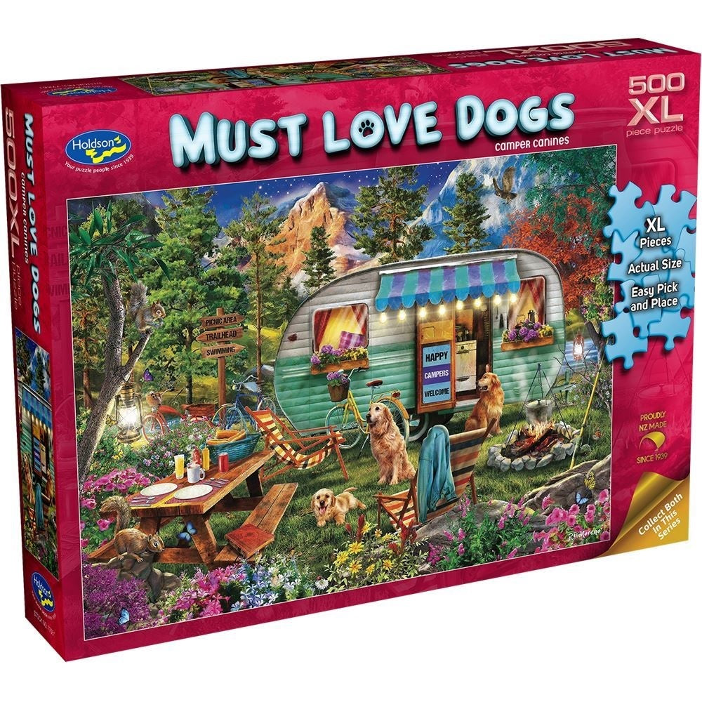 Must Love Dogs: Camper Canines (500pc Jigsaw)