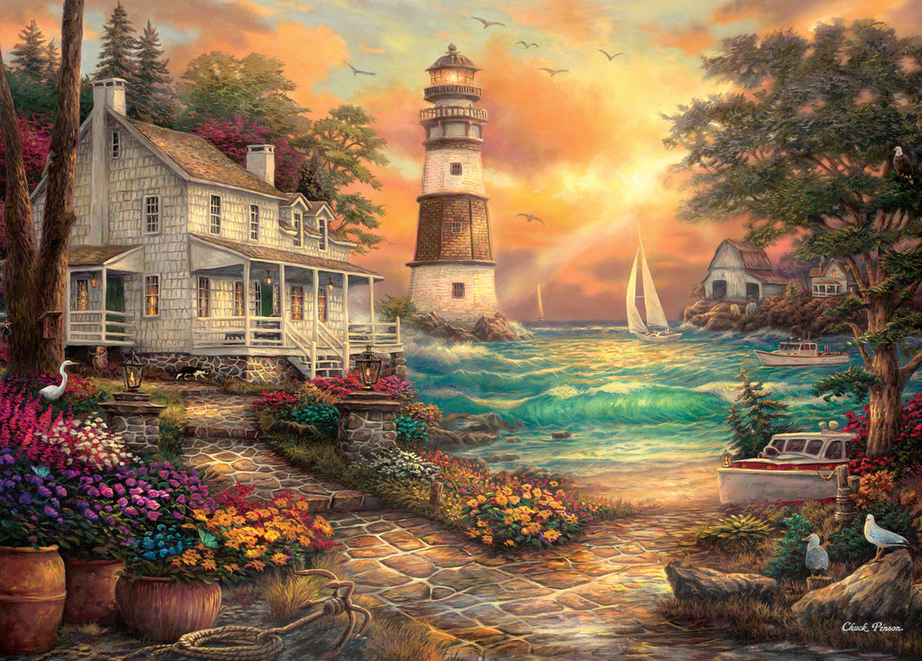 Guide Me Home: Cottage by the Sea (1000pc Jigsaw)