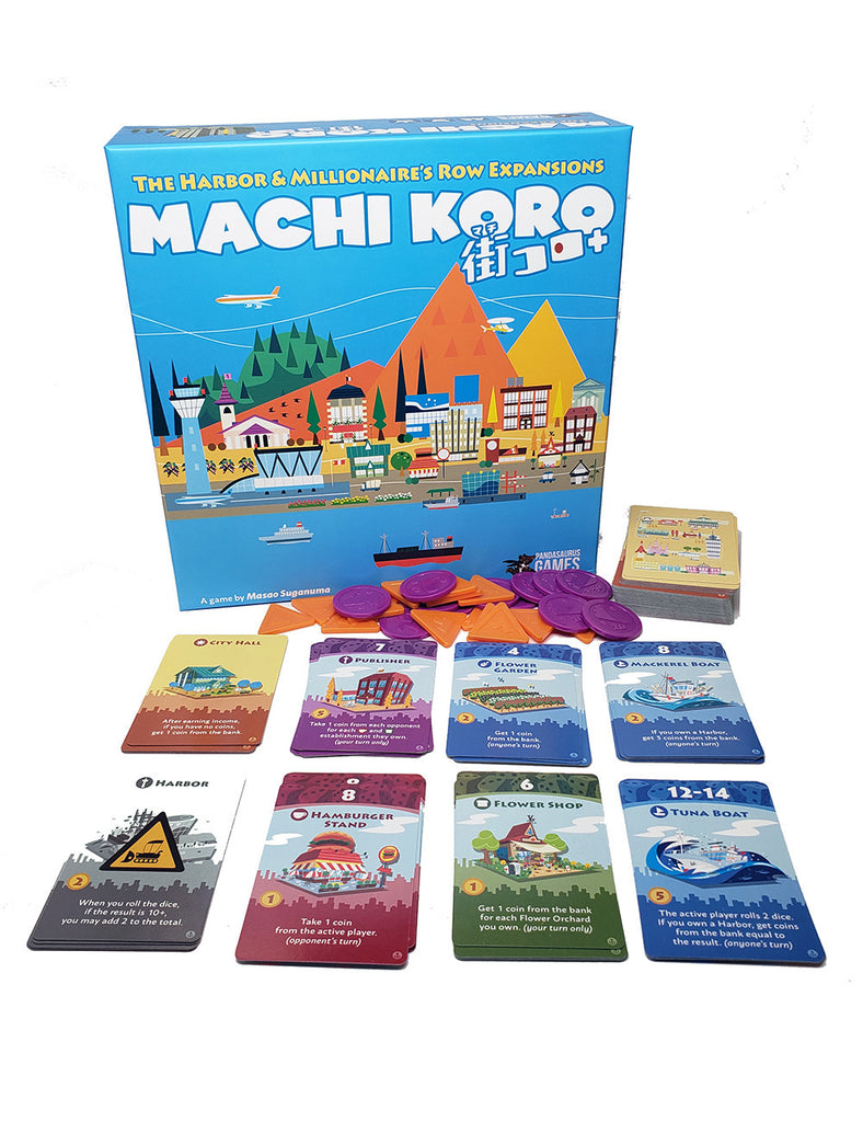 Machi Koro: The Harbor & Millionaire's Row Expansions - 5th Anniversay Edition