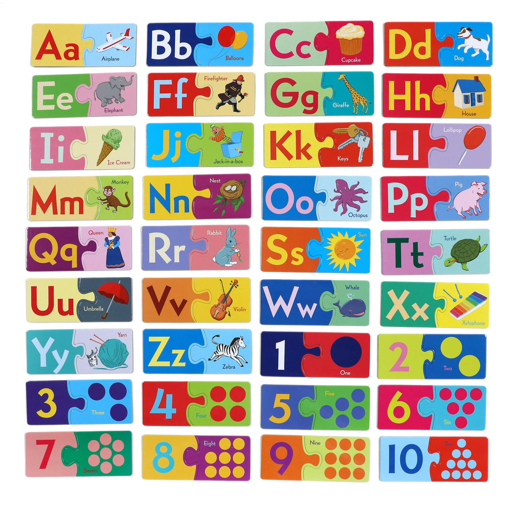 eeBoo: Alphabet & Numbers - Puzzle Pairs (72pc)
