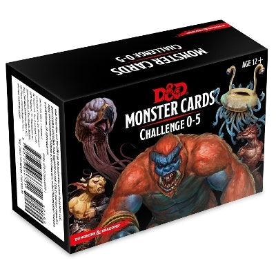 D&D Spellbook Cards Monster Deck 0-5 (179 cards) (Novelty book)