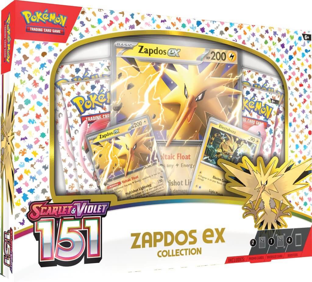 Pokémon TCG: Scarlet & Violet 151 Collection - Zapdos ex Box