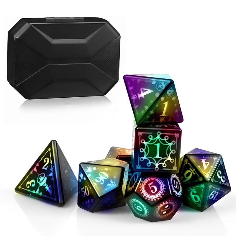 SUPREMETECH Rechargeable LED Dice Set