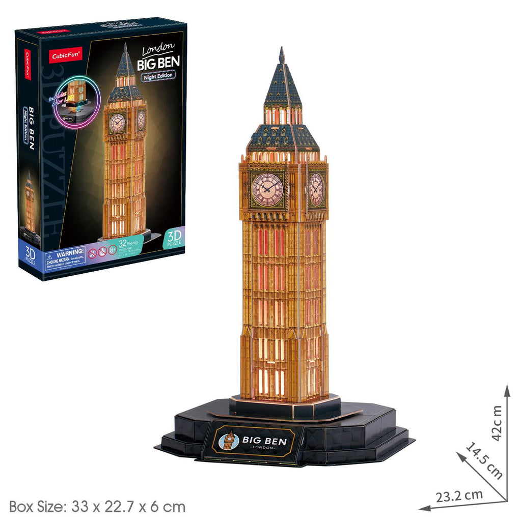 Cubic Fun: 3D Puzzle Big Ben - Night Edition