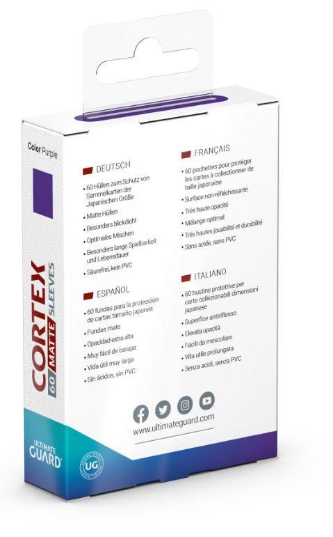 Ultimate Guard: Cortex Japanese Sleeves (60ct) - Matte Purple