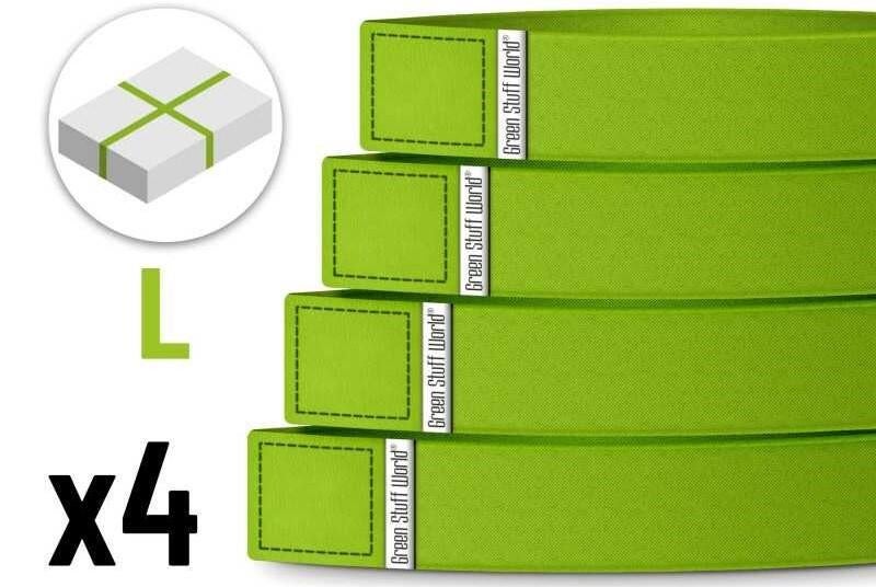 GSW: Elastic Bands for Board Games - Large (4 Pack)