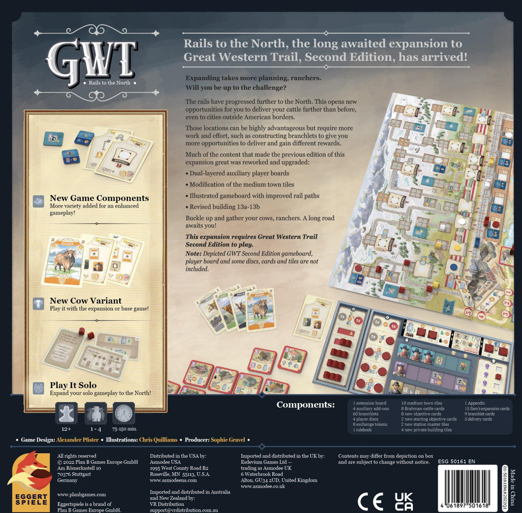 Great Western Trail Rails to the North - Second Edition